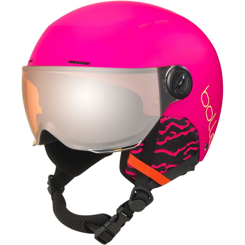 QUIZ VISOR, Hot Pink Matte-Orange Gun Visor Cat. 2, hi-res image number null